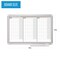 Mastervision MasterVision Magnetic 3-Month Dry Erase Planner, Wall Mount, Sliding Tray, 24" x 36", Aluminum Frame GA03204830 - alternate 4